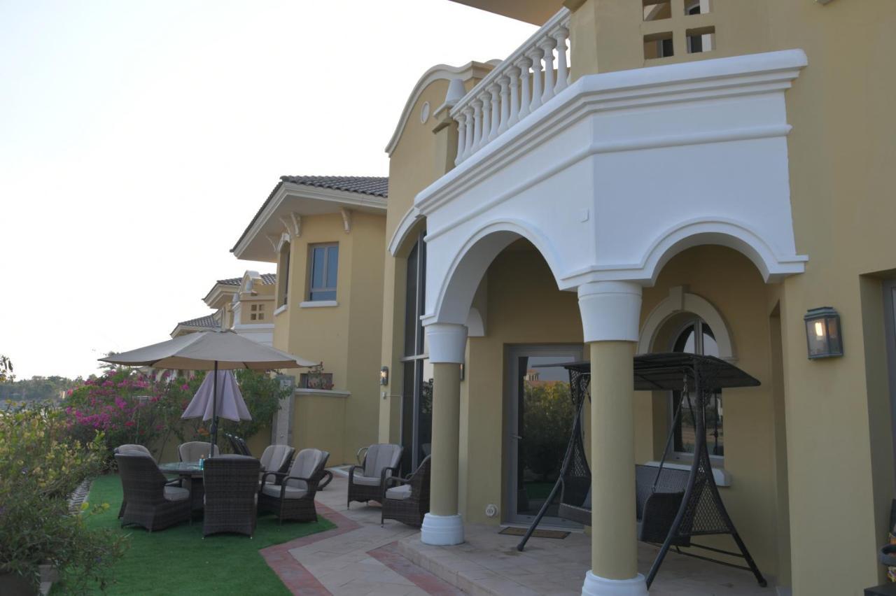 דובאי Chic 4Br Villa With Assistant Room And Private Pool On Palm Jumeirah By Deluxe Holiday Homes מראה חיצוני תמונה